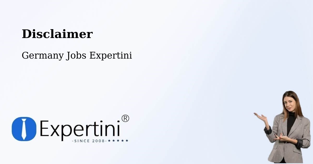 Disclaimer – Seesen - Germany Jobs Expertini